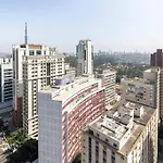 Studio Novo Proximo A Paulista, Metro E Augusta Andar Alto Com Vista