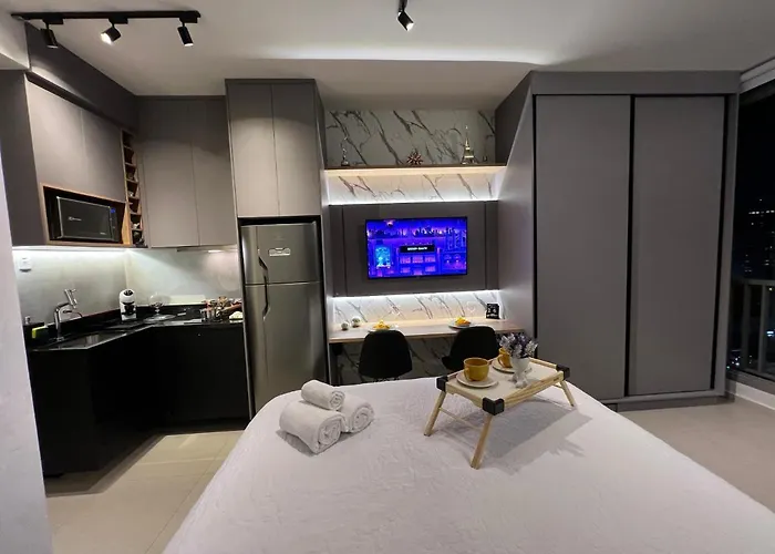 Apartamento Novo E Luxuoso Ao Lado Do Allianz