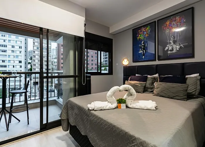 Novo E Chic Studio Na Vila Madalena-Sauna