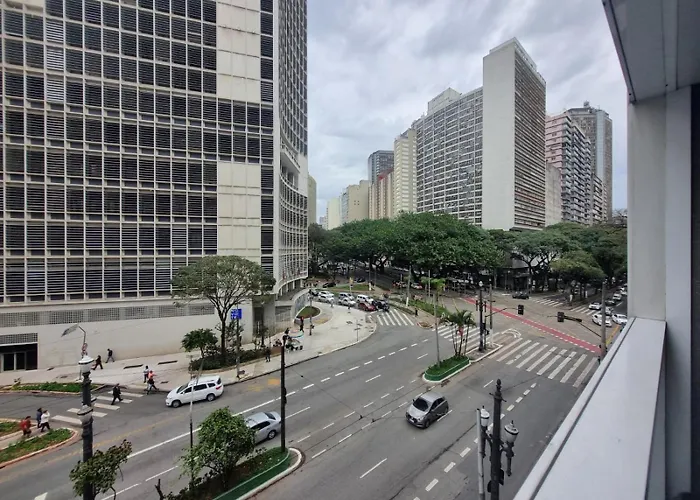Apto Com Wifi, Piscina, Academia No Coracao De Sao Paulo
