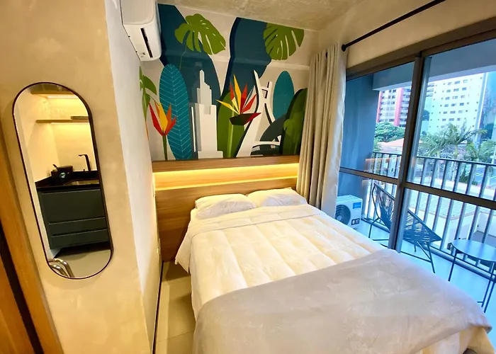 Studio 509 - Lindo Studio Ao Lado Do Metro E Shopping Com Alexa