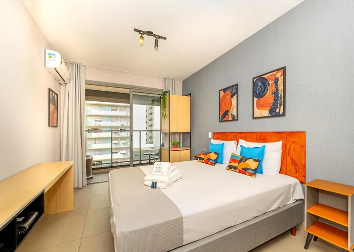 Easy Star - Belo Studio Com Varanda Em Perdizes - Kw01I