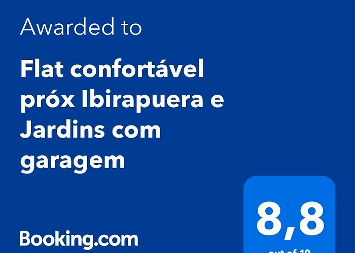 Flat Confortavel Prox Ibirapuera E Jardins Com Garagem