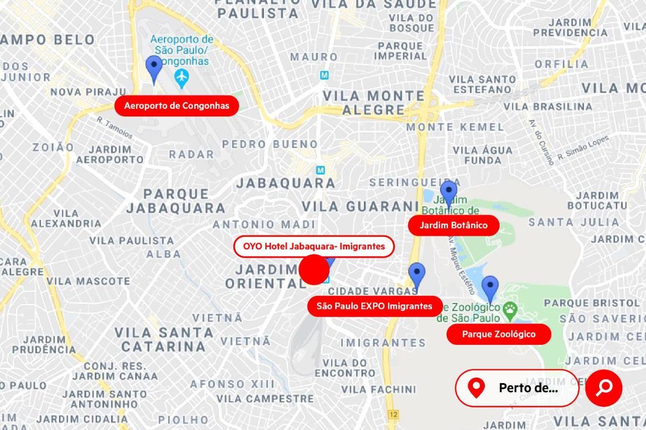 Khách sạn Jabaquara Imiggrantes - Metro Jabaquara - 2km Expo
