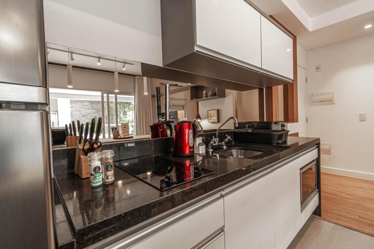 Apartamento Estiloso Com Terraco Privativo - Jardim Paulista Apartemen Sao Paulo