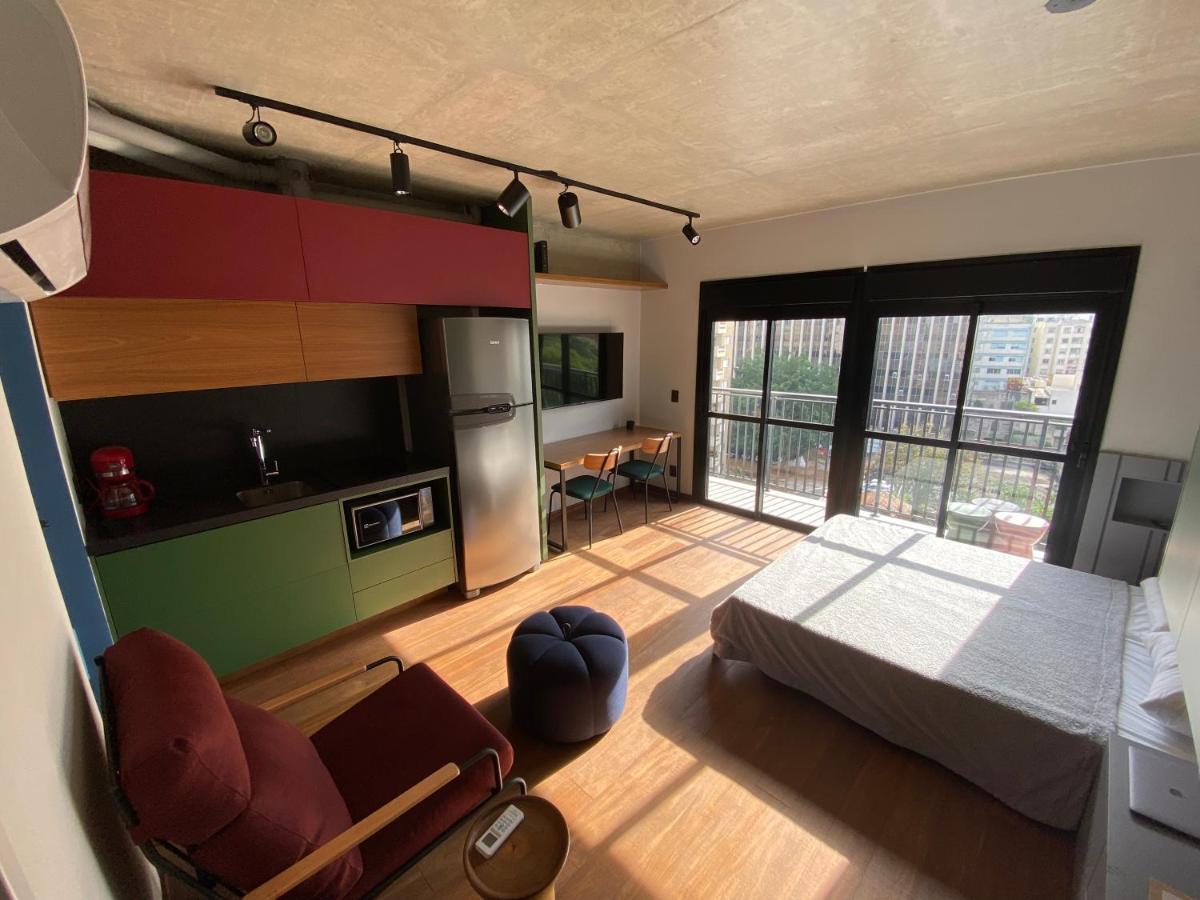 97 New Next Paulista Av, Fast Wifi And Balcony Căn hộ