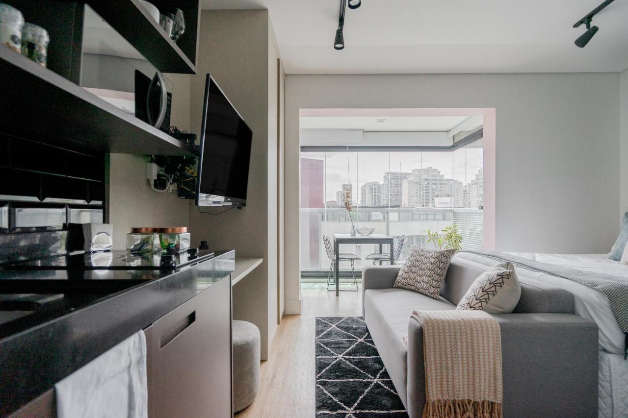 Studio Em Localizacao Incrivel, Estacionamento, Piscina E Academia - Vila Olimpia * Sao Paulo