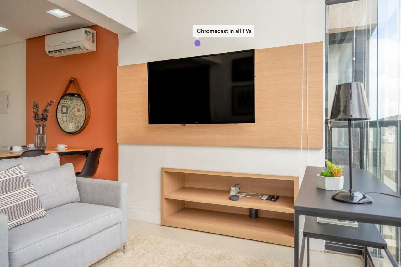 Apartment Studio Em Localizacao Incrivel, Com Garagem, Piscina E Academia - Vila Olimpia Sao Paulo
