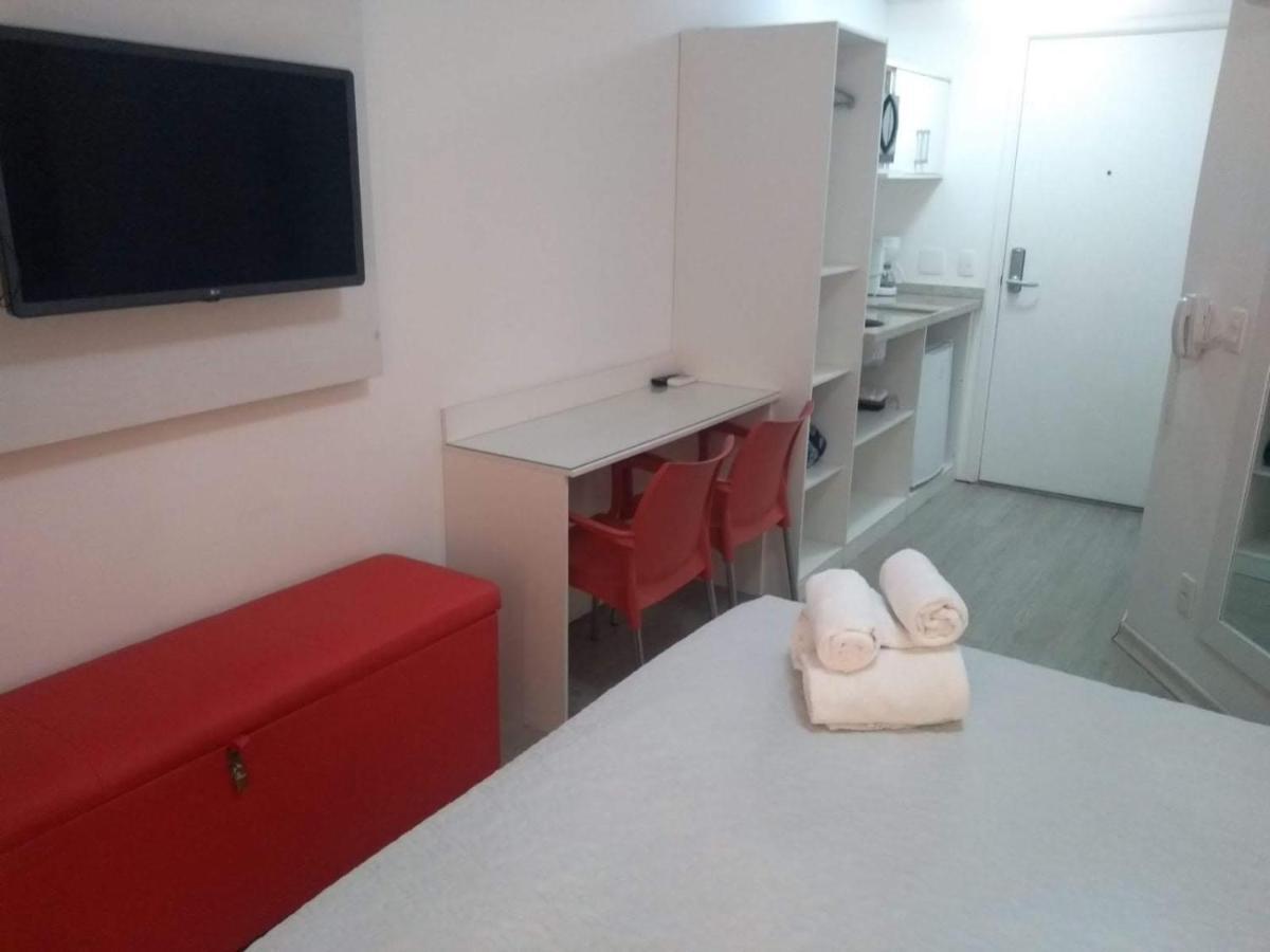 Apartment Aconchego, Proximo A Rua Da Consolacao, Aos Metros Republica E Anhangabau, Com Ar Condicionado, Piscina, Academia, Wifi E Varanda *
