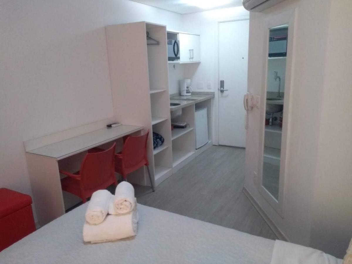 Apartment Aconchego, Proximo A Rua Da Consolacao, Aos Metros Republica E Anhangabau, Com Ar Condicionado, Piscina, Academia, Wifi E Varanda