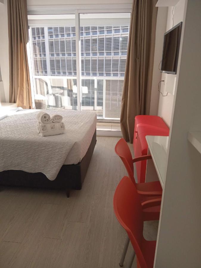 Aconchego, Proximo A Rua Da Consolacao, Aos Metros Republica E Anhangabau, Com Ar Condicionado, Piscina, Academia, Wifi E Varanda Apartment São Paulo