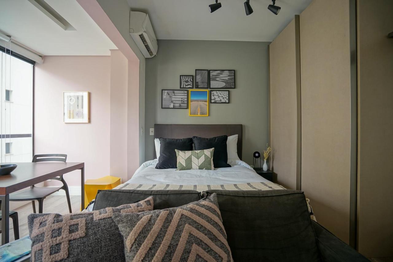 Studio Com Garagem, Academia E Piscina No Predio - Vila Olimpia Apartment