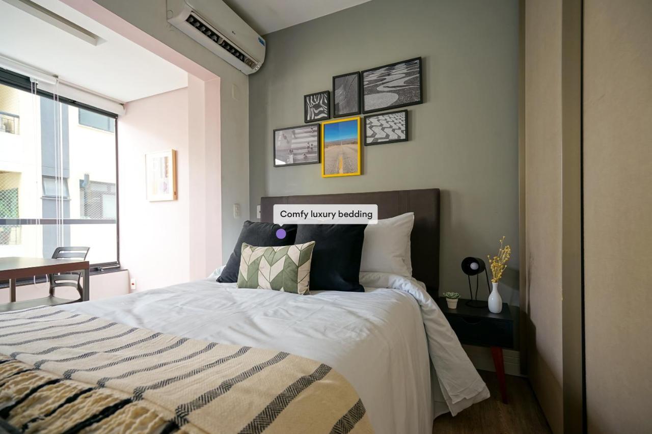 Studio Com Garagem, Academia E Piscina No Predio - Vila Olimpia Apartment Sao Paulo