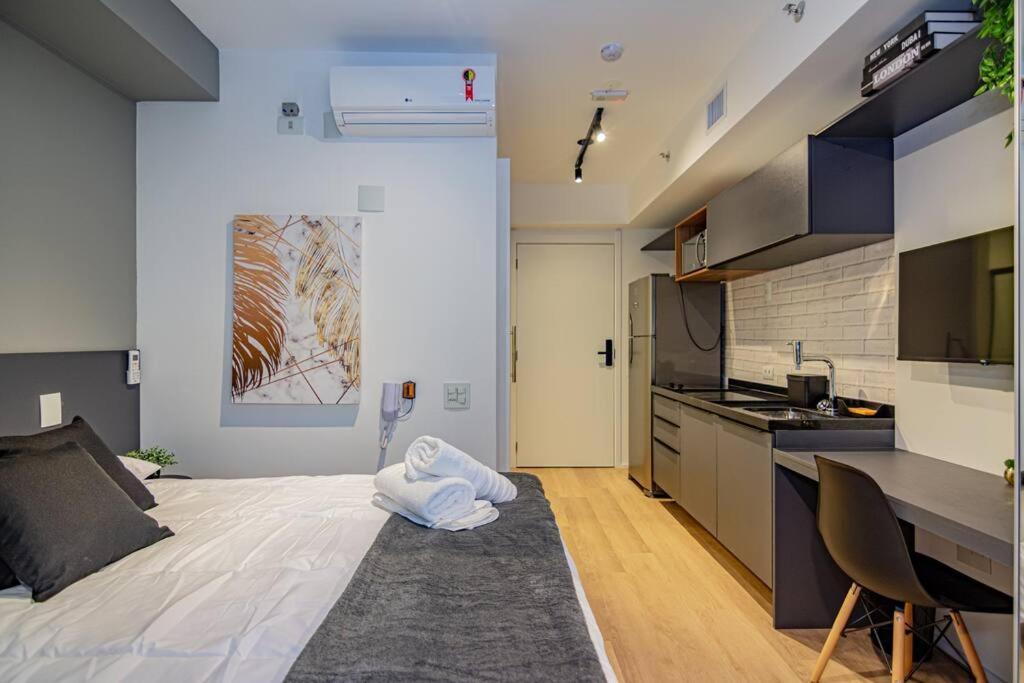 Daire Studio Confortavel Em Moema *