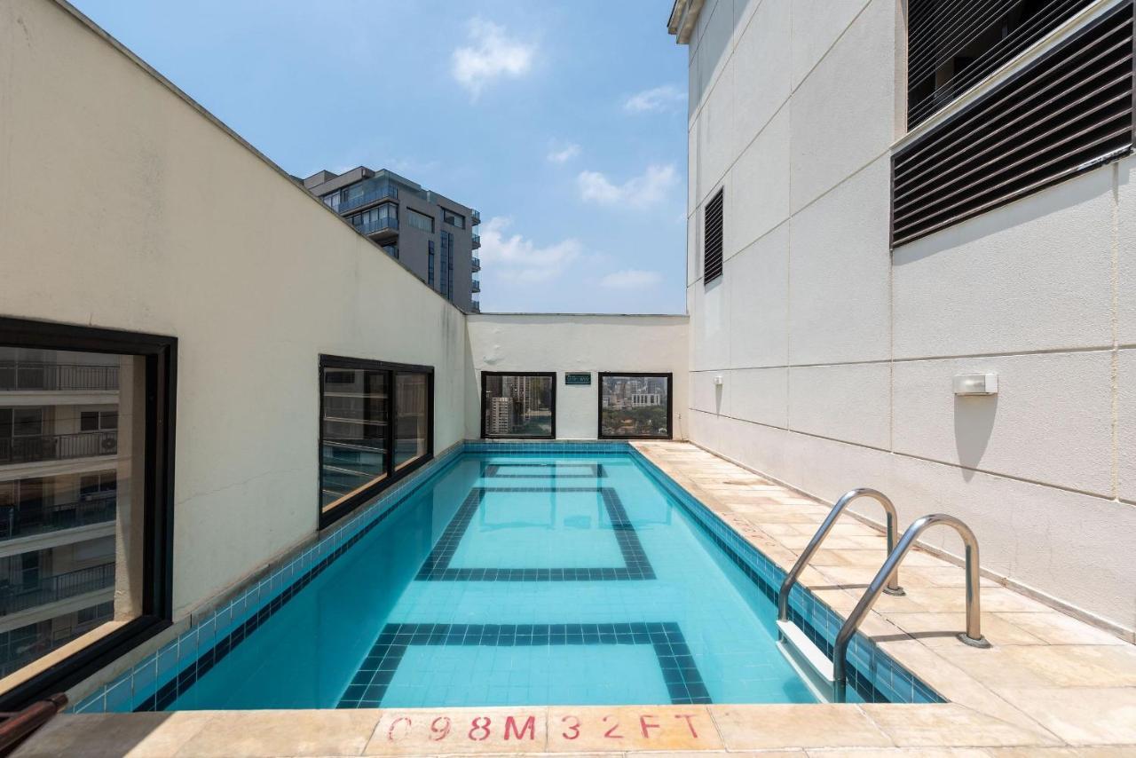 Hotel Qy1207 Flat Na Faria Lima Com Vaga De Garagem Sao Paulo
