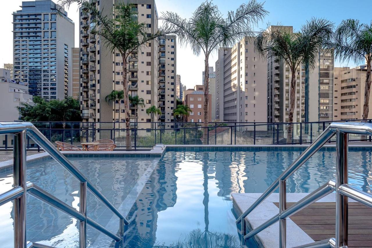 Studio 23º Andar Com Piscina Aquecida E A/c Apartment Sao Paulo