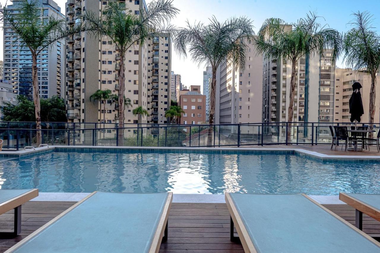 Studio 23º Andar Com Piscina Aquecida E A/c Apartment Sao Paulo