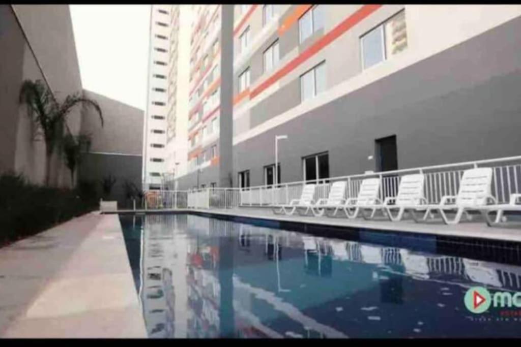 Studio Novo E Belissimo No Bras Com Piscina - 100mts Do Metro Apartemen