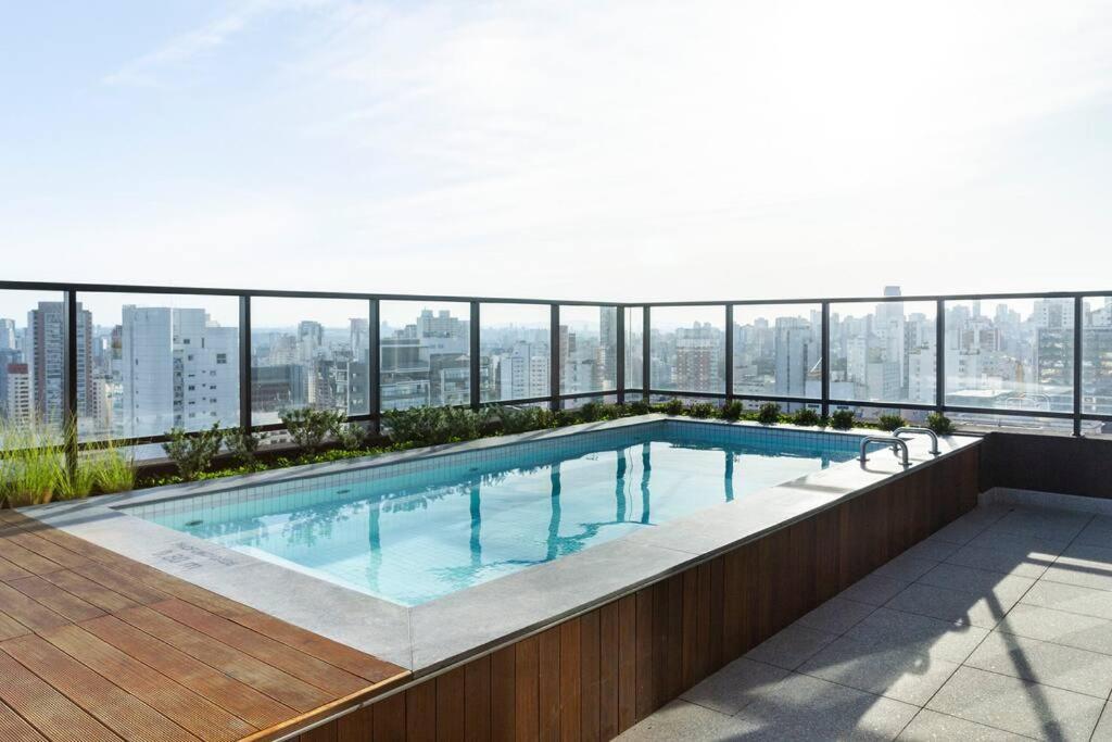 Apartment Charme Pinheiros E Jardins Com Piscina, Cama Queen