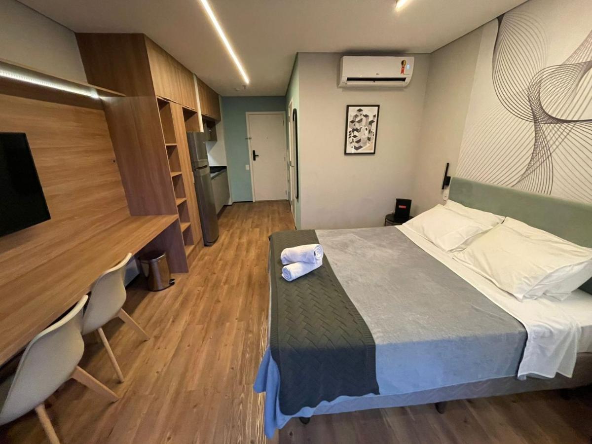 Sky Poll 306 - Near Paulista Ave & Subways, Rooftop & Full Gym ! Short & Long Stay! * Sao Paulo
