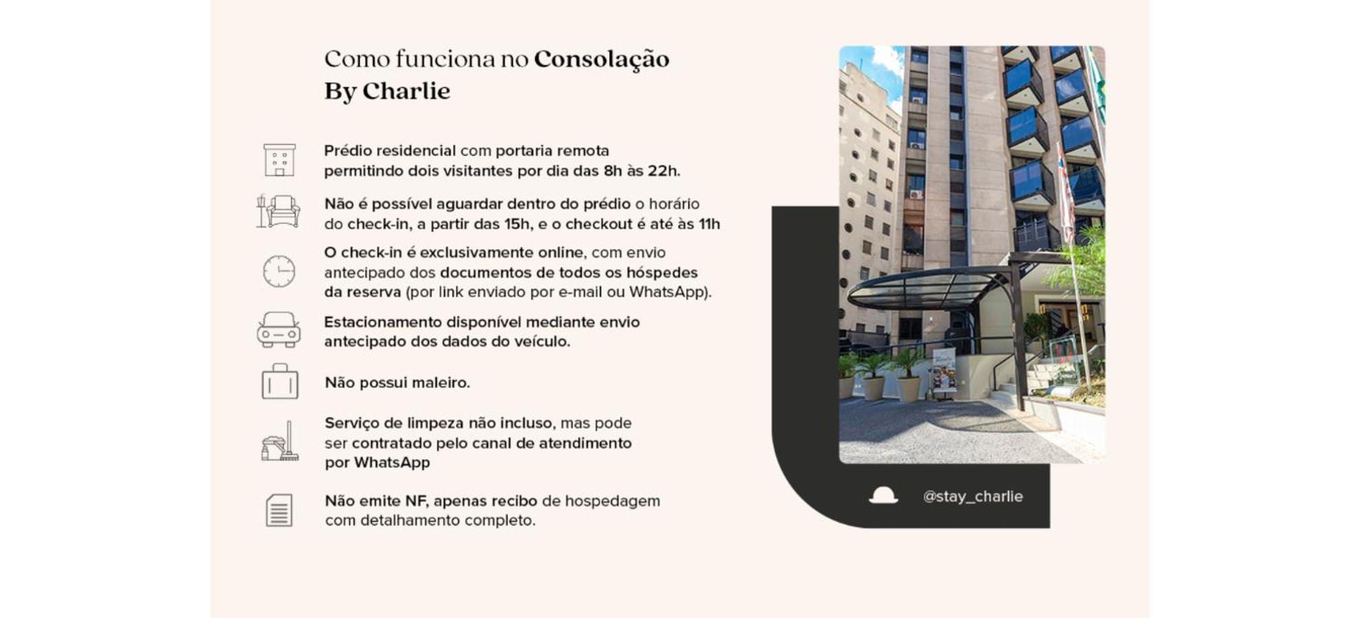 Consolacao By Charlie Apartment *