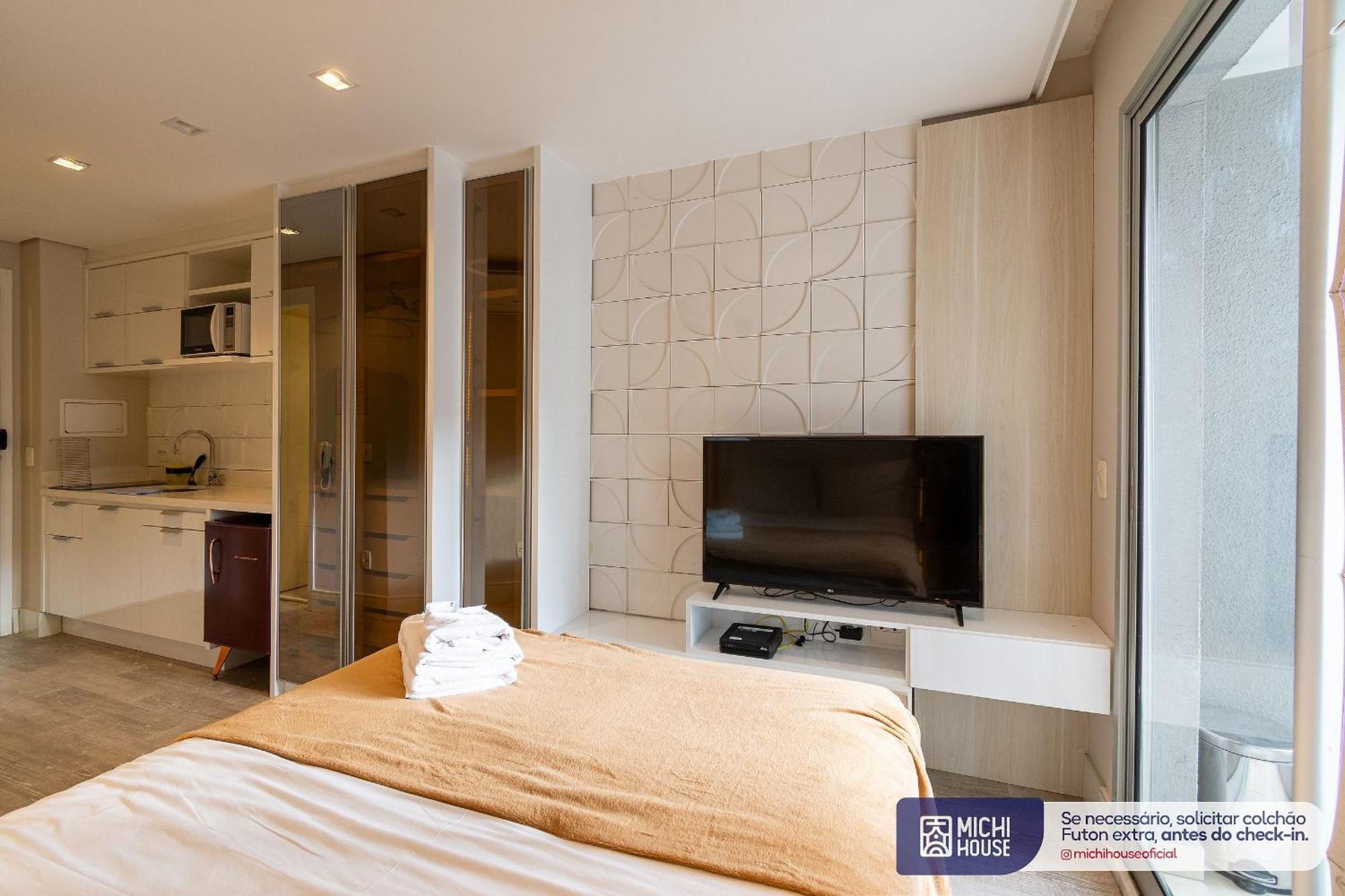 Apartment Charmoso Studio Expo Cn Ac/Wf/Com Garagem *