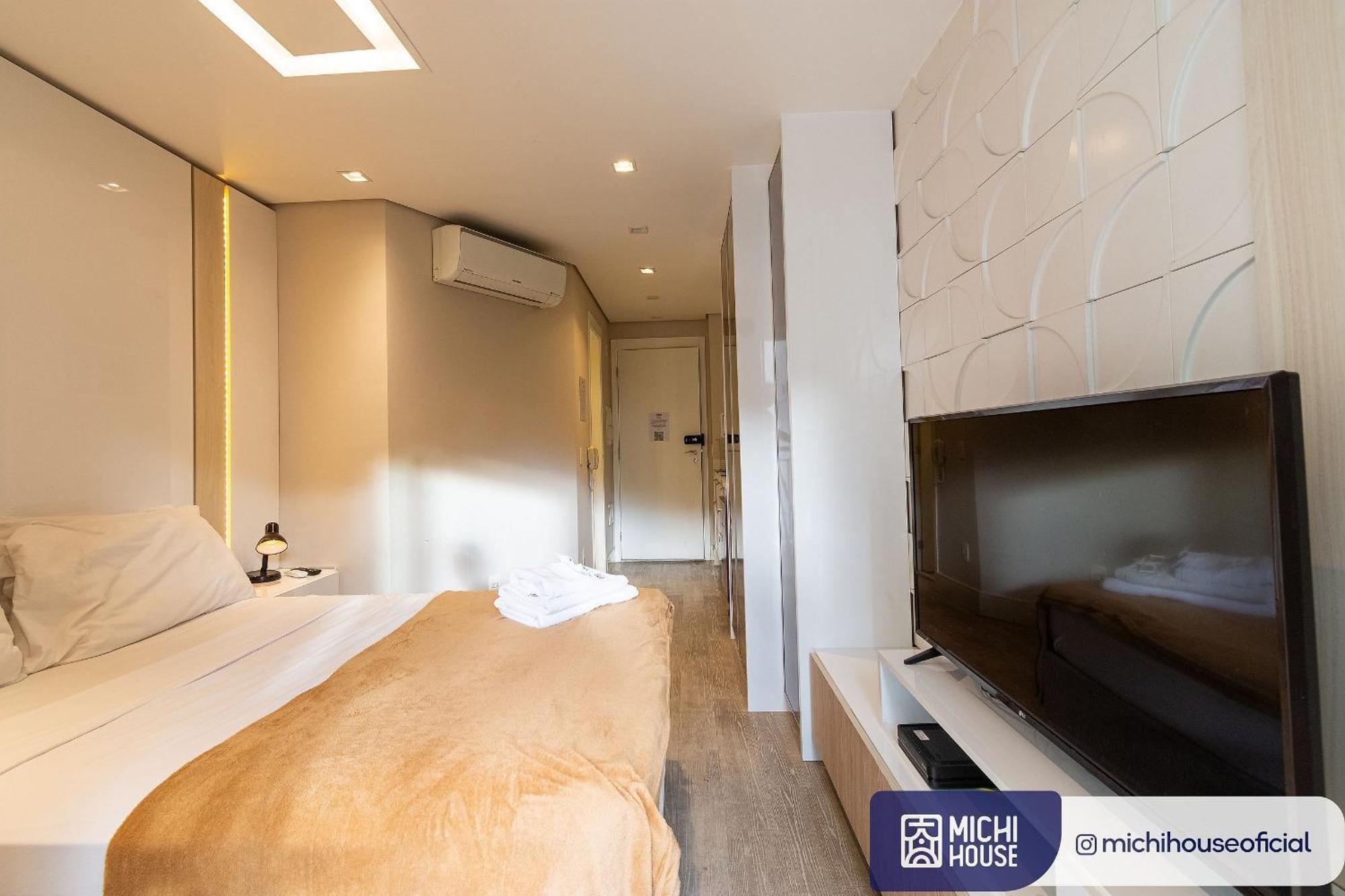 Charmoso Studio Expo Cn Ac/Wf/Com Garagem Apartment