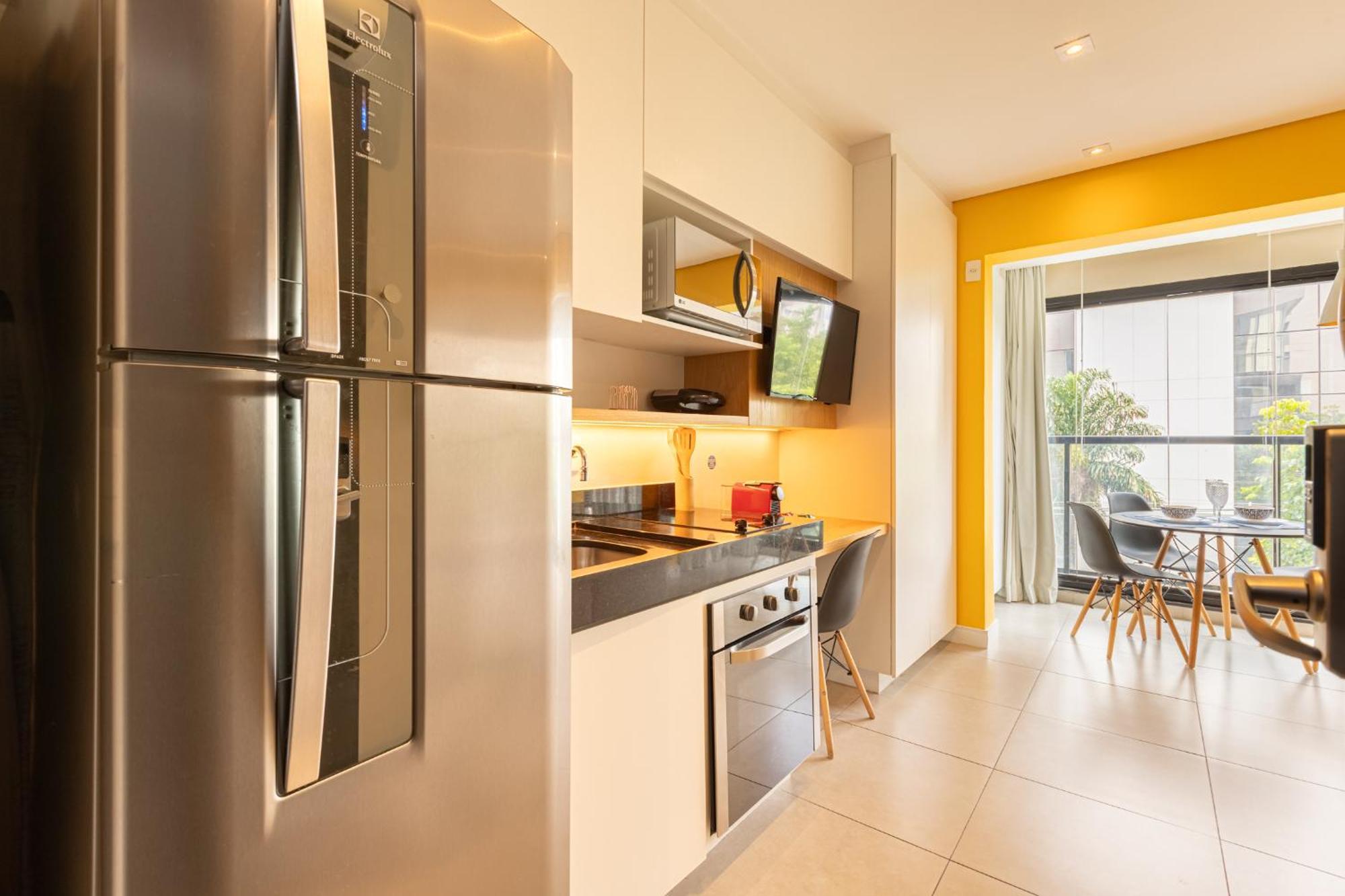 Apartment Easy Star - Moderno Ao Lado Da Faria Lima - Fe02g