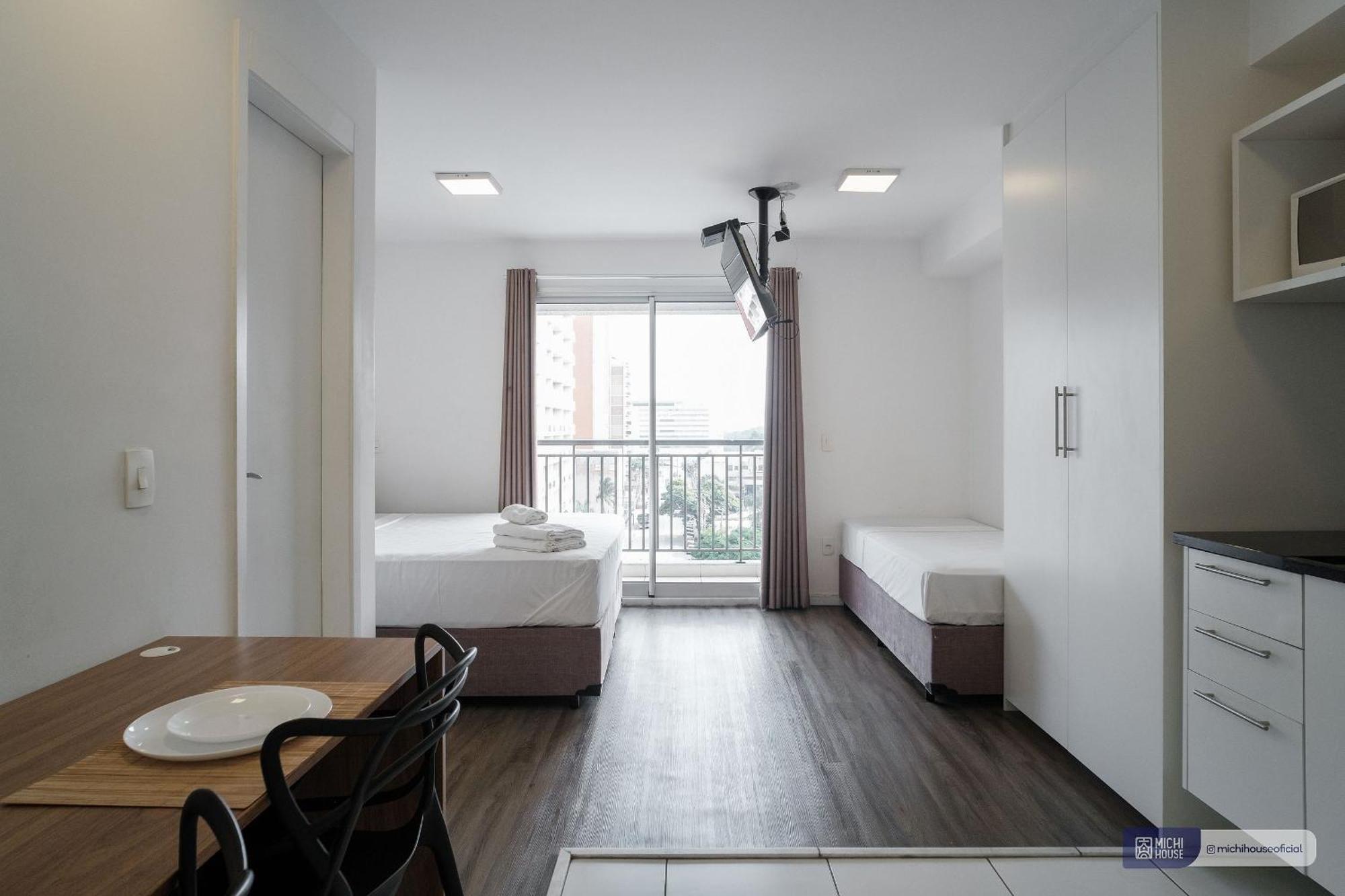 Apartment Mh 50506 - Encantador Studio Expo Cn Wi-fi/ac/vg Sao Paulo
