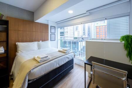 B Homy Brooklin - 10min Da Estacao Brooklin Jus47a Apartment