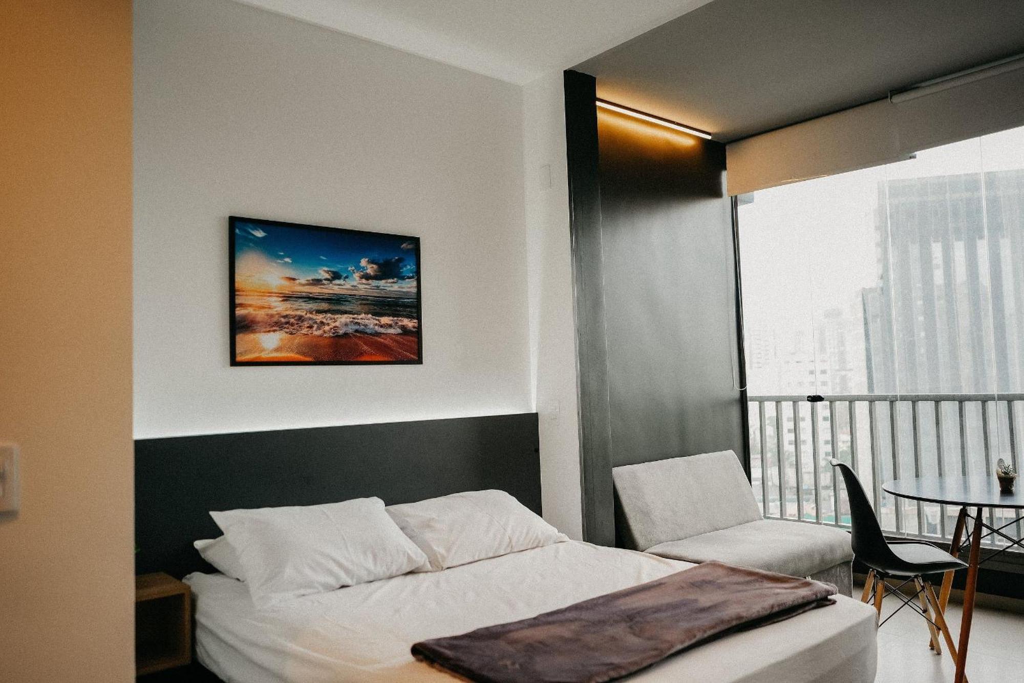 Novissimos Com Piscina No Rooftop E Vista O Allianz Parque Holiday home *