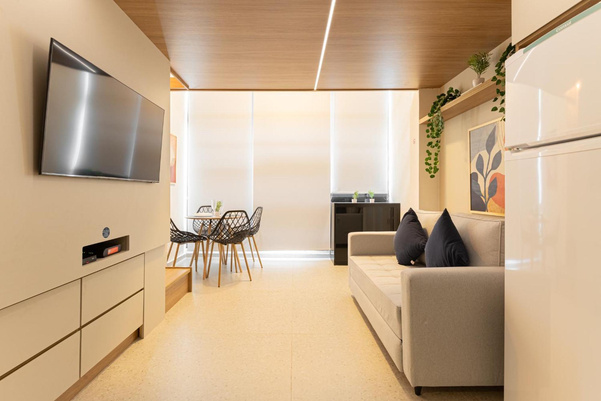 Apartemen Easy Star - Fabuloso Com Mezanino Ao Lado Do Allianz Park - Ce01i *