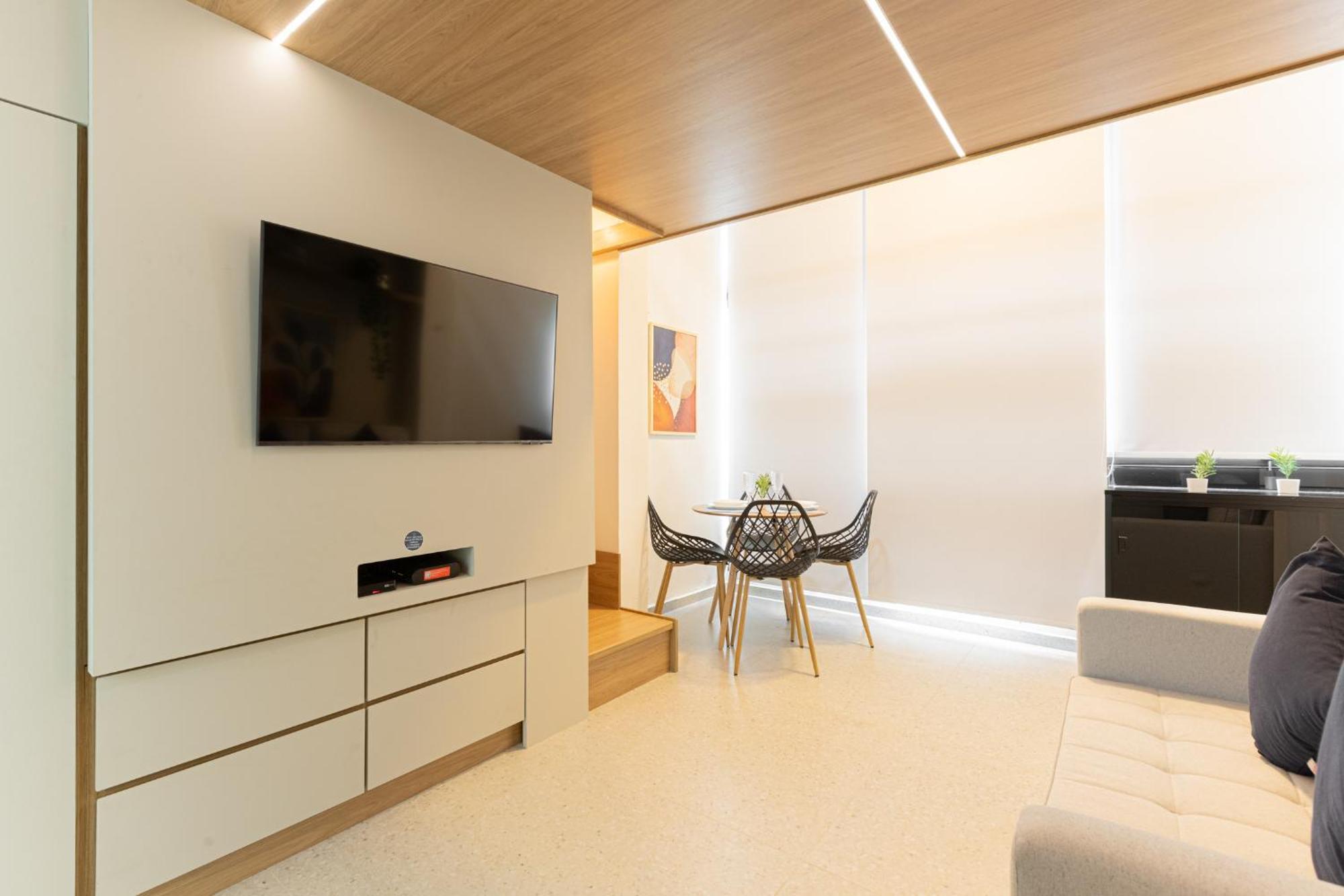 Apartemen Easy Star - Fabuloso Com Mezanino Ao Lado Do Allianz Park - Ce01i Sao Paulo