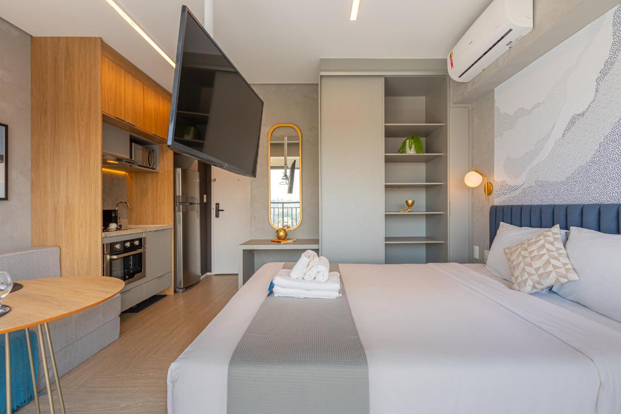 Easy Star - Lindo Ao Lado Do Metro Em Moema - Sq01h Apartment