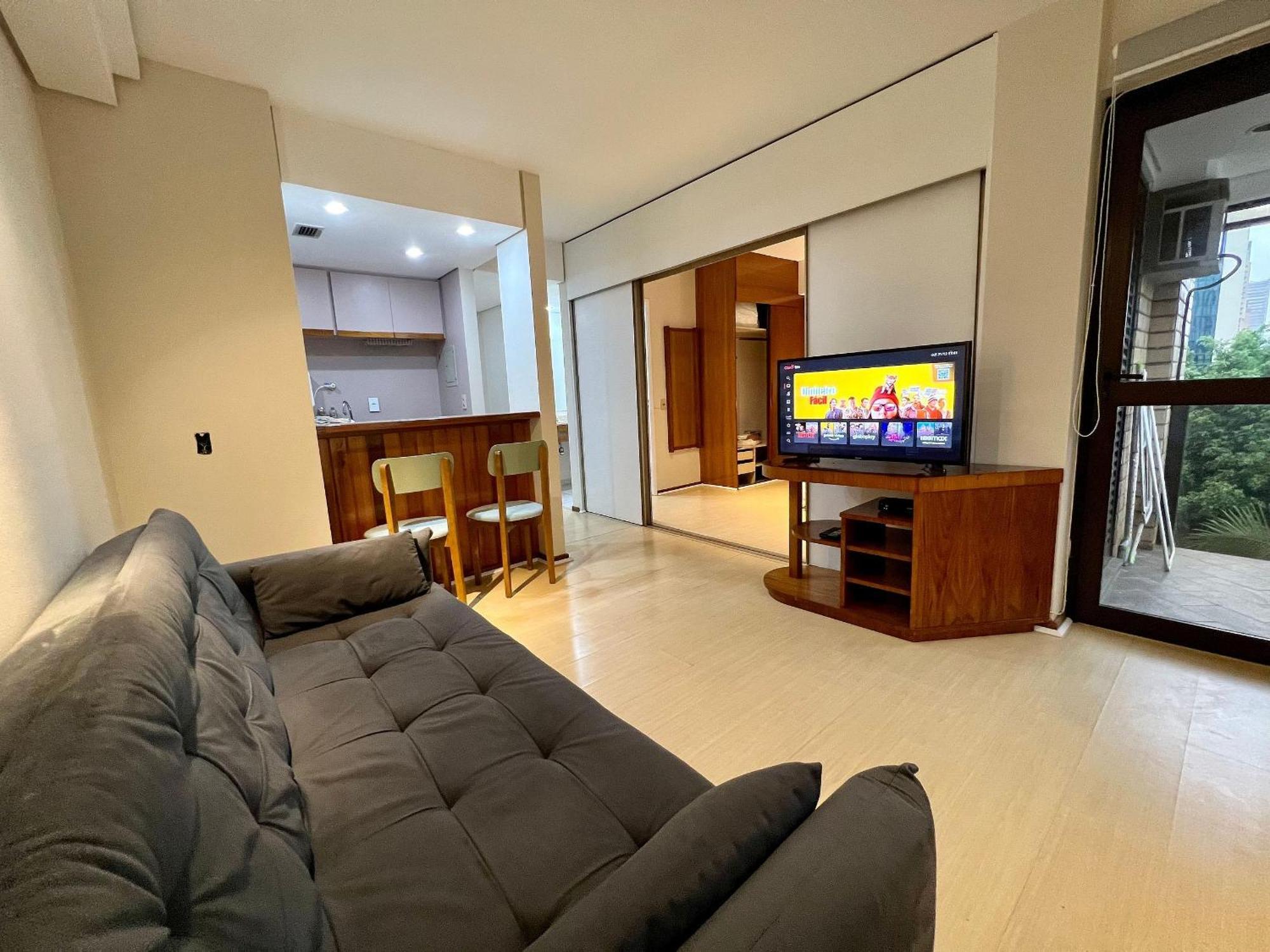 Apartment Flat Qi Ibirapuera Internet, Garagem E Arrumacao Sao Paulo