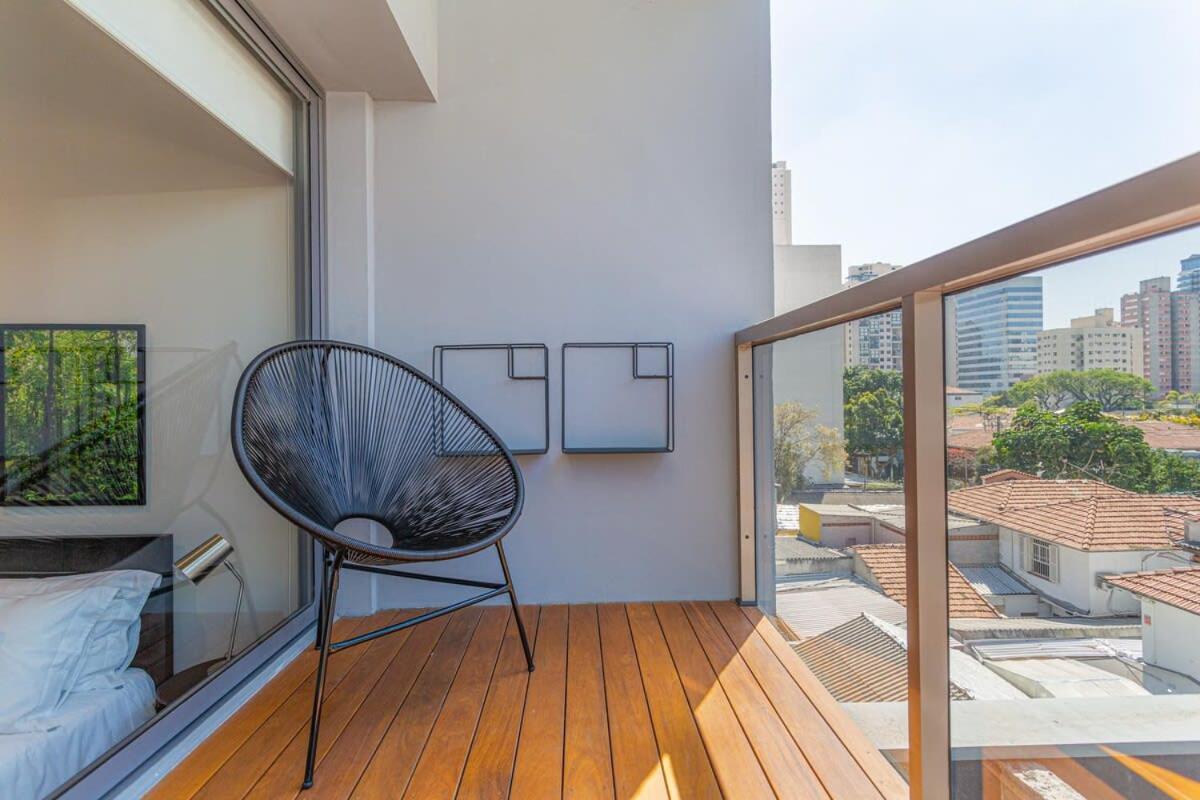 Bhomy Vila Olimpia Charmoso E Com Varanda Al36 Apartemen Sao Paulo