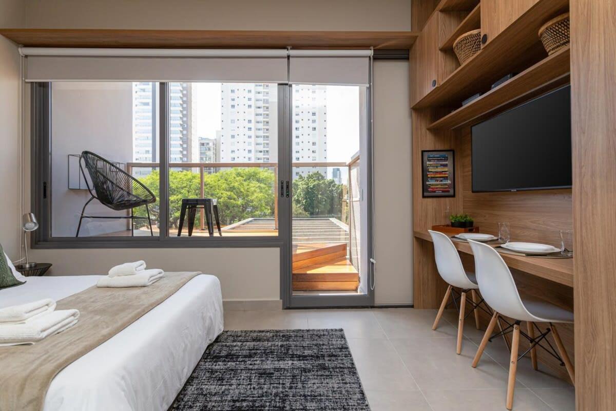 Bhomy Vila Olimpia Charmoso E Com Varanda Al36 Apartemen *