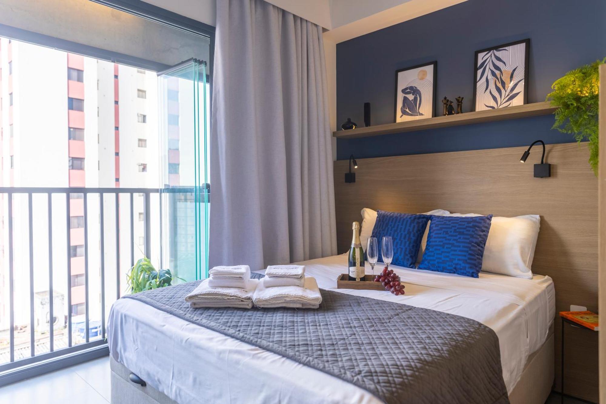 Estudios Com Ac E Varanda Na Bela Vista * Sao Paulo