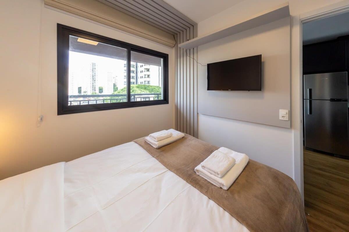 Apartemen Bhomy Brooklin - 10min Do Metro Campo Belo Mor406 Sao Paulo