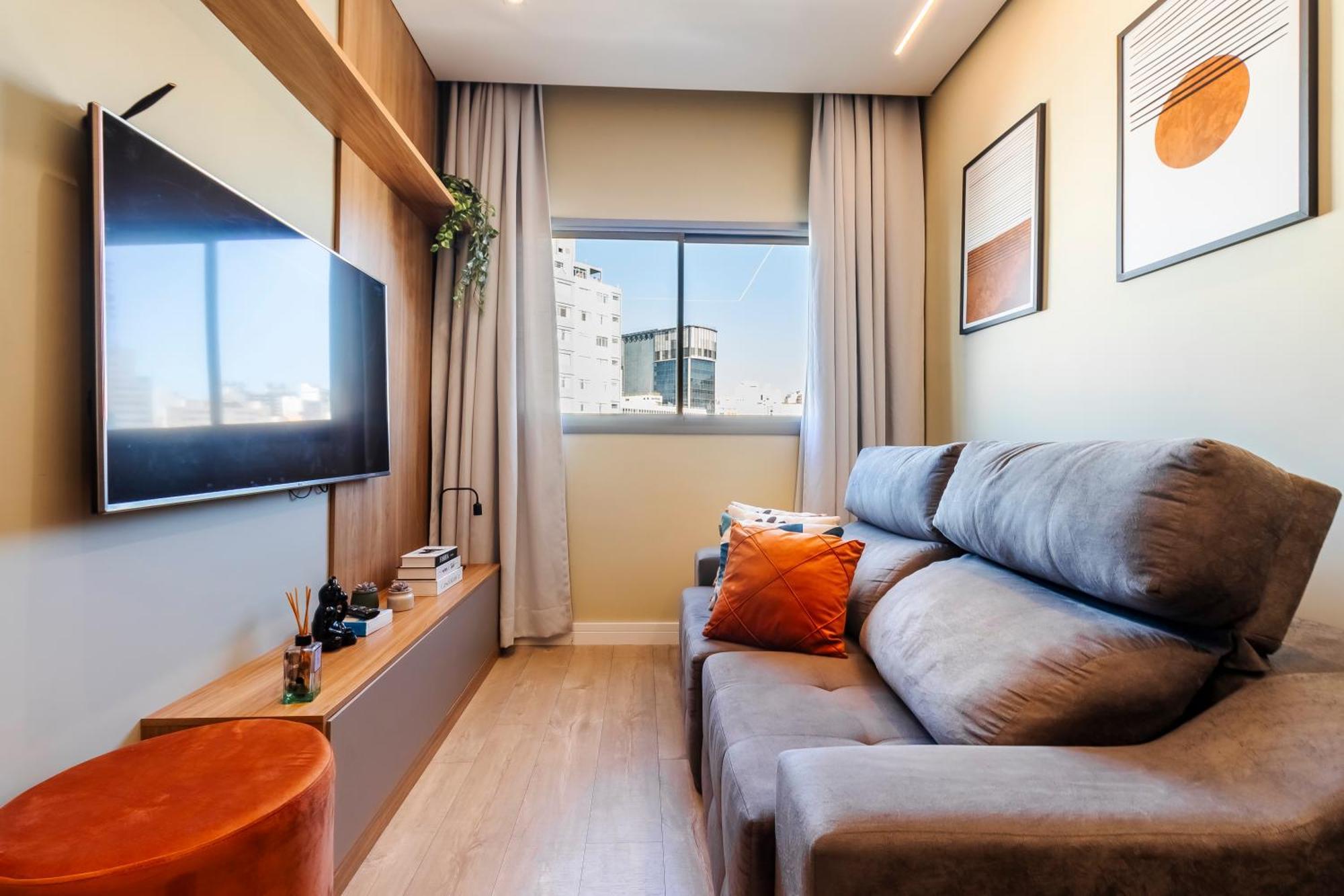 Apto Quarto E Sala Completo Prox Paulista Com Vaga De Garagem Daire *