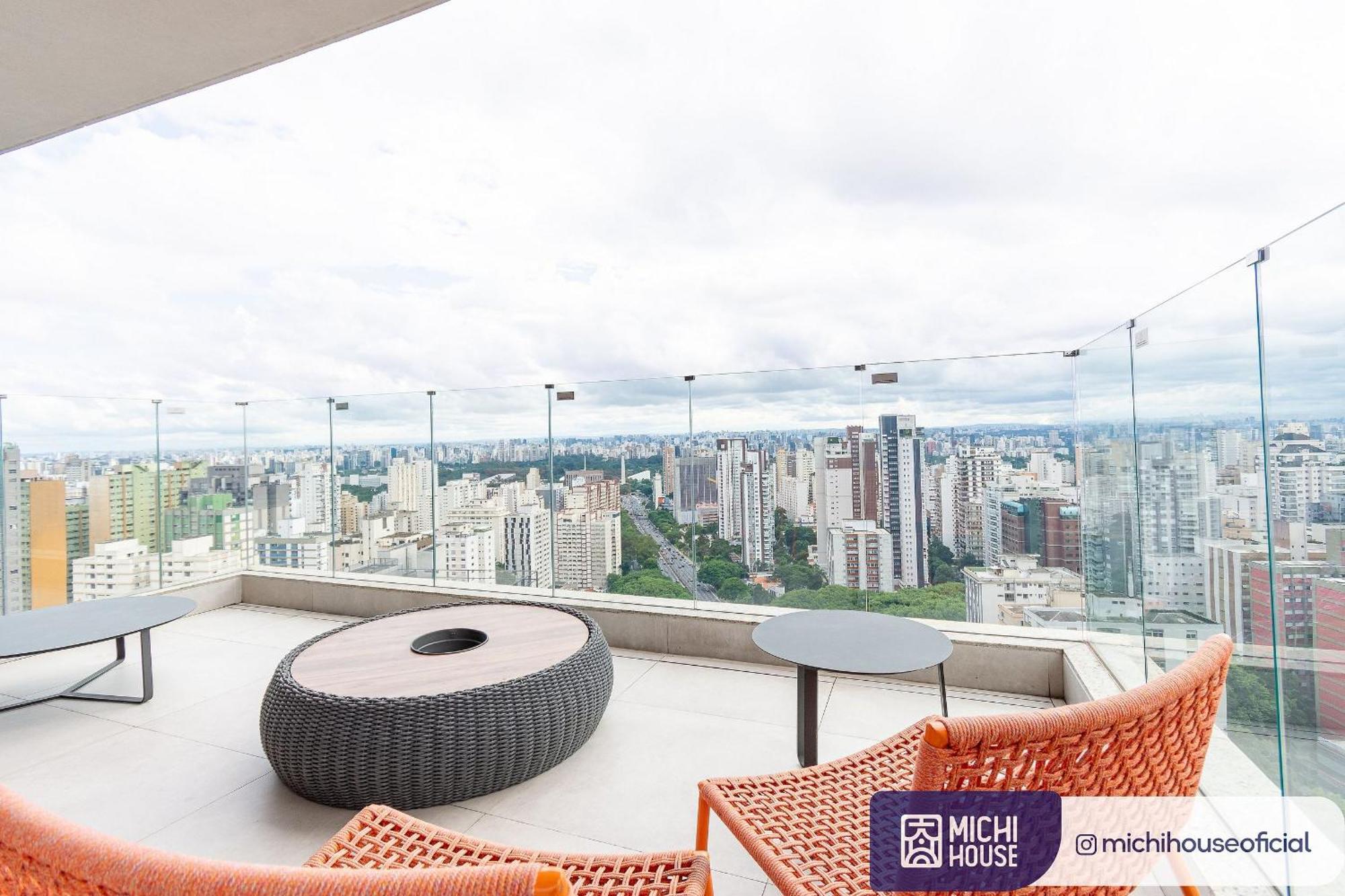 Moderno Studio No Paraiso/vl Mariana Ac/wf Daire *