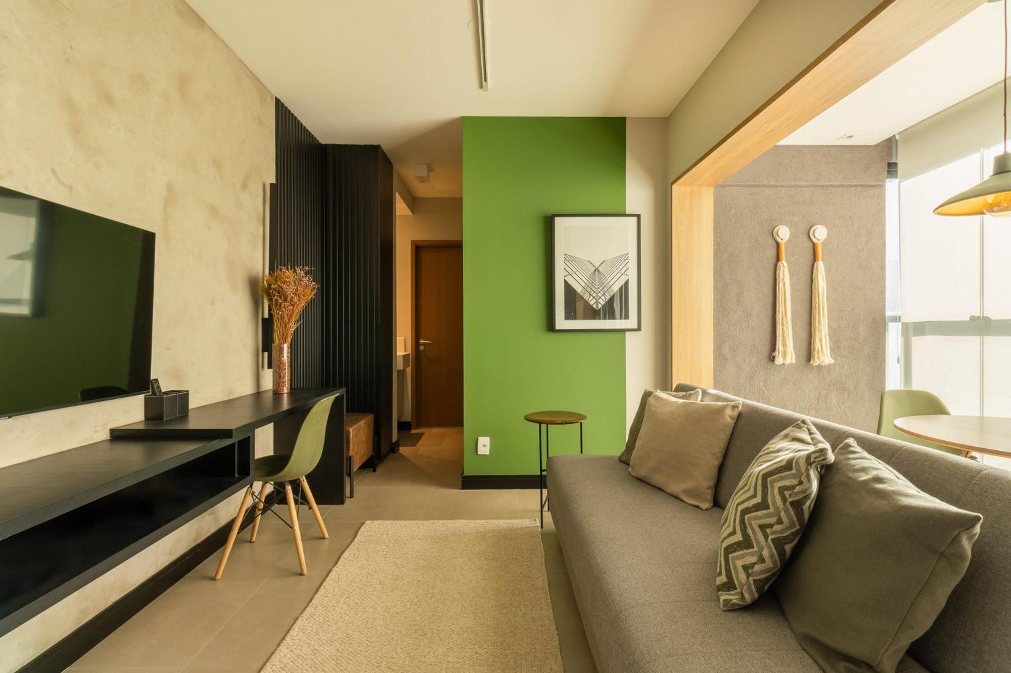 Apartment Bhomy Pinheiros Decoracao Linda E Completo Iq42 *