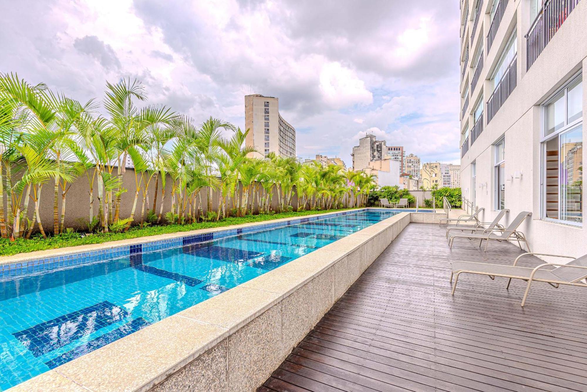 Apartment Flat Completo No Metro Santa Cecilia Com Piscina - Sauna - Garagem