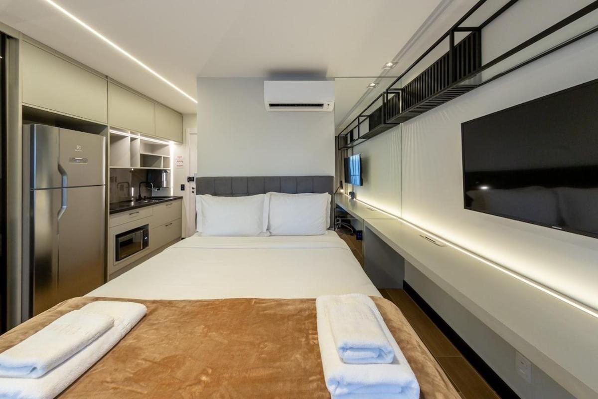 Apartment Bhomy Campo Belo -16min Do Metro Eucaliptos Qd416 *