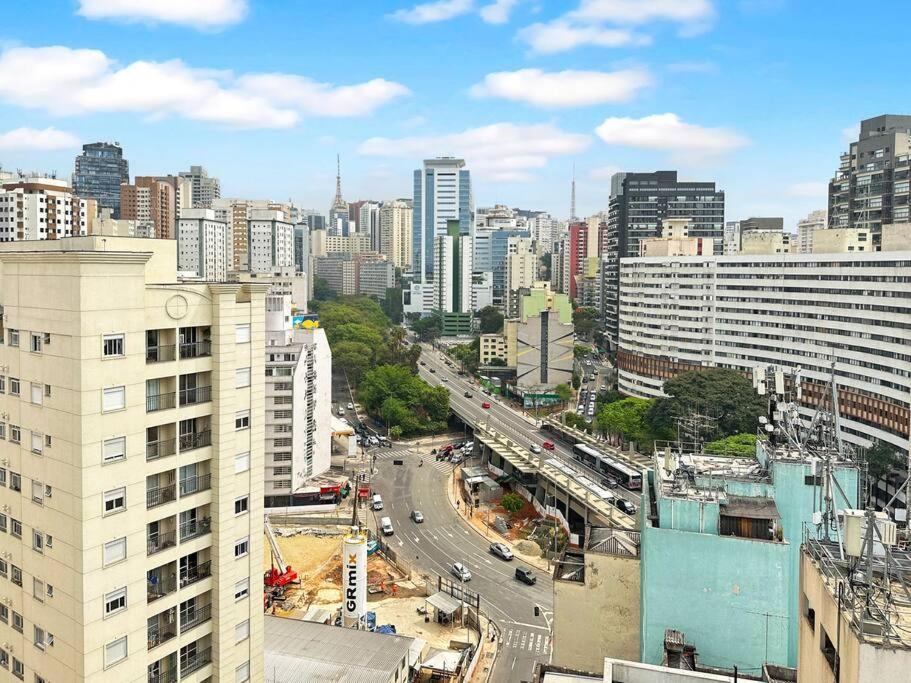 Apartment Kitchen Modern Coworking Balcony Sao Paulo