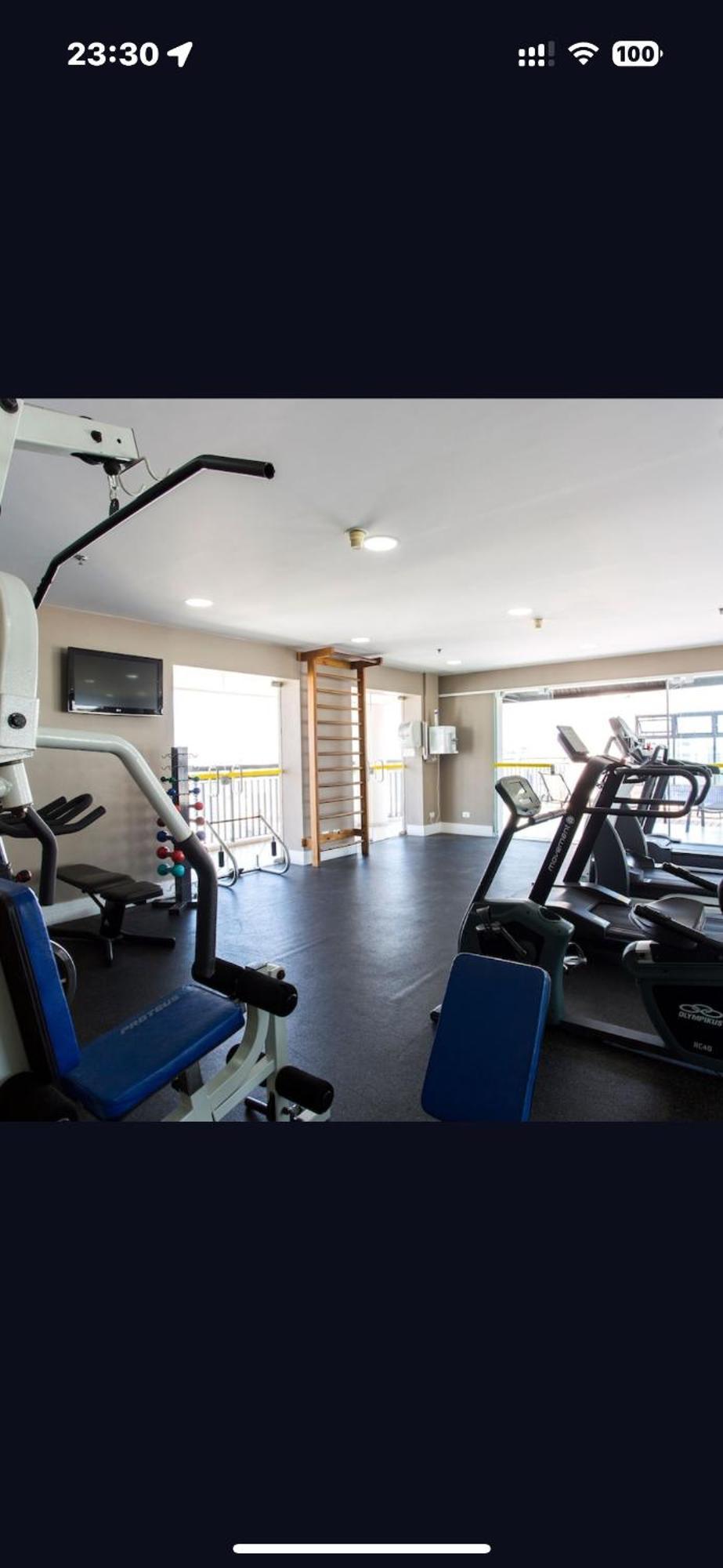 Flat Estaza Luxuoso Moema Ibirapuera Com Garagem Piscina 402 Hotel Sao Paulo