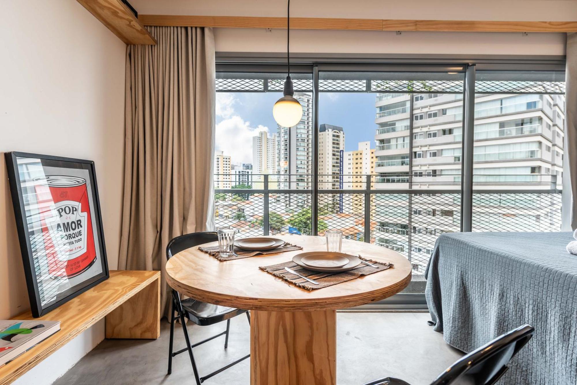 Pop Grafite 714 - Moderno Com Vista Incrivel Em Pinheiros Apartment