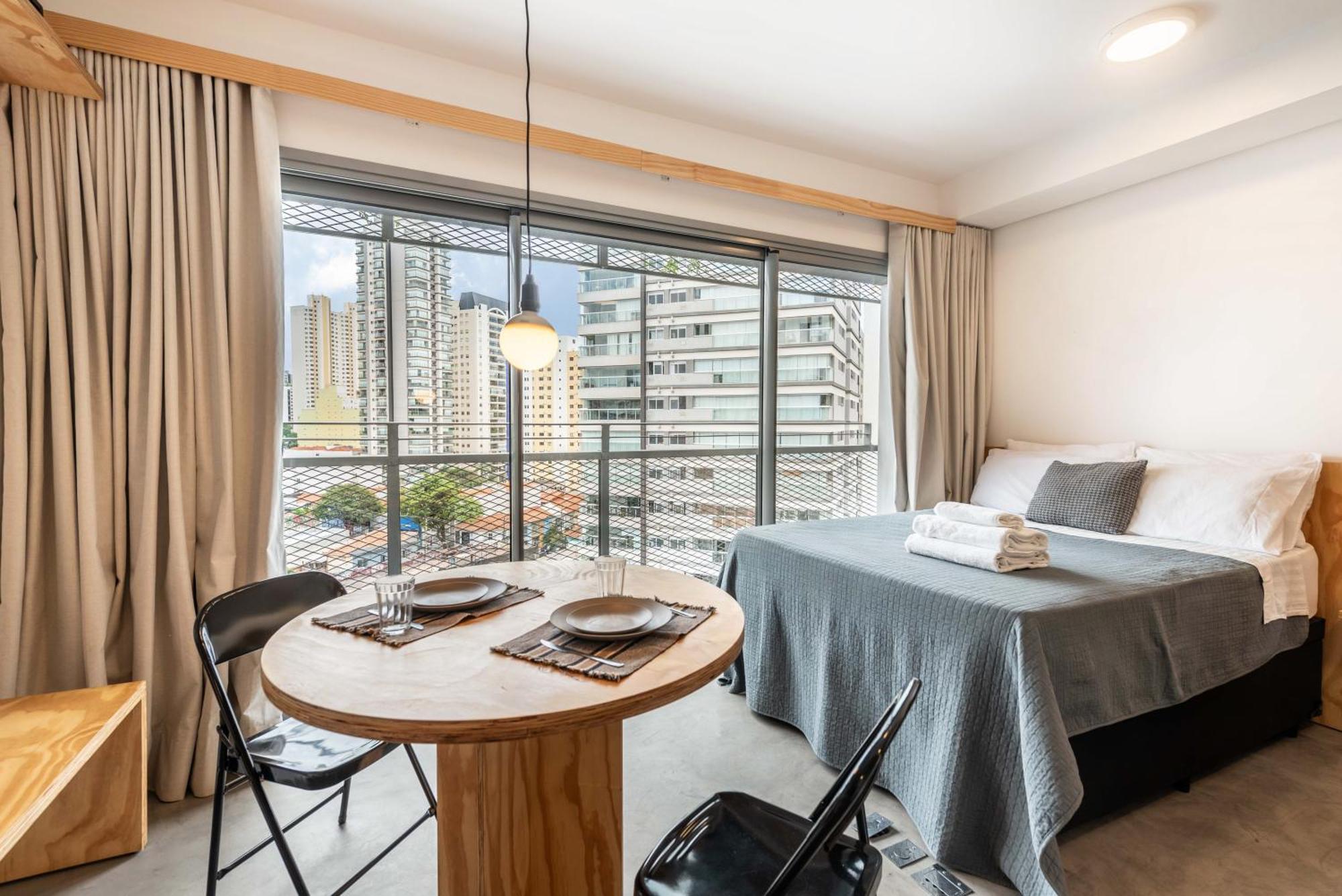 Pop Grafite 714 - Moderno Com Vista Incrivel Em Pinheiros Apartment Sao Paulo