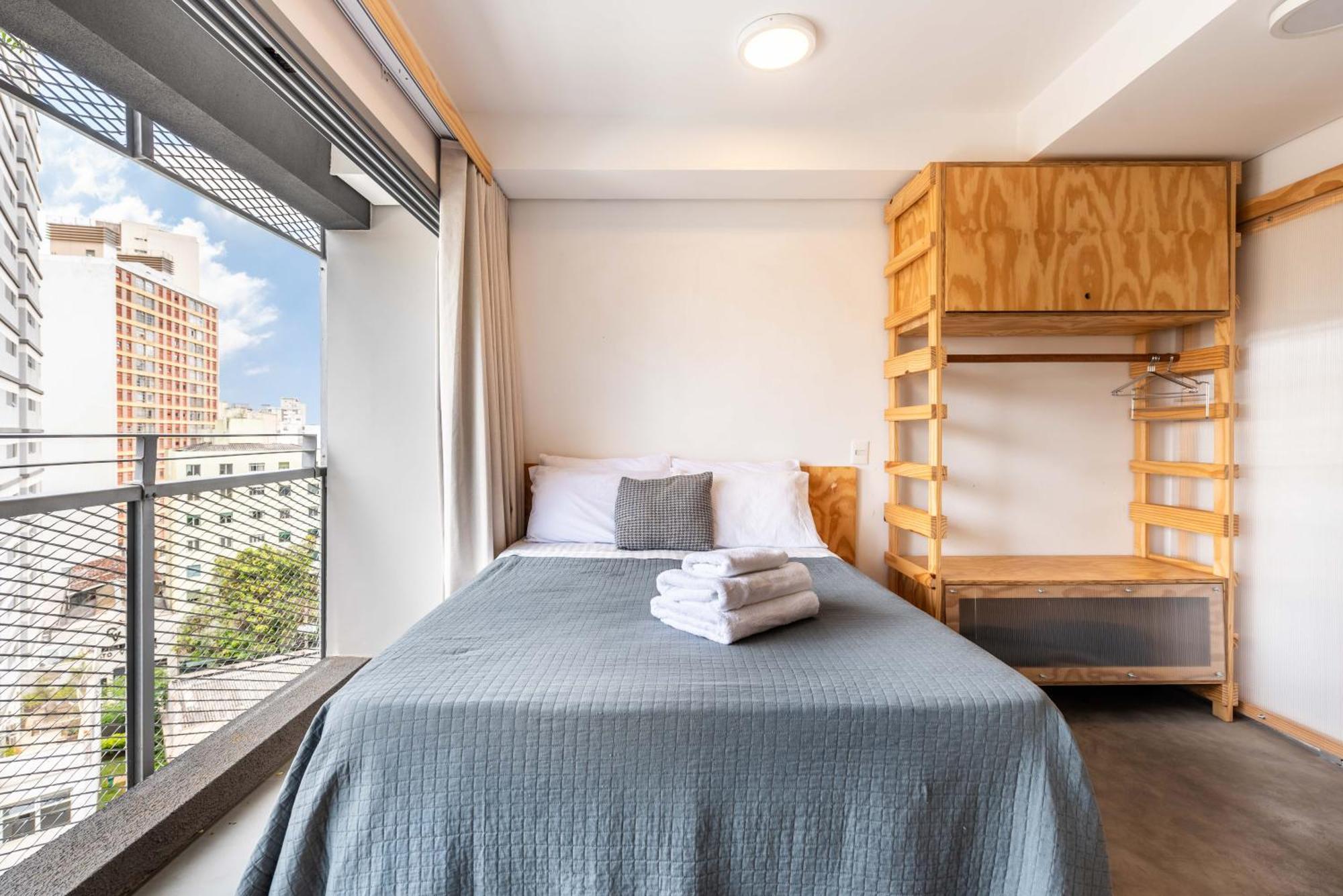 Apartment Pop Grafite 714 - Moderno Com Vista Incrivel Em Pinheiros Sao Paulo