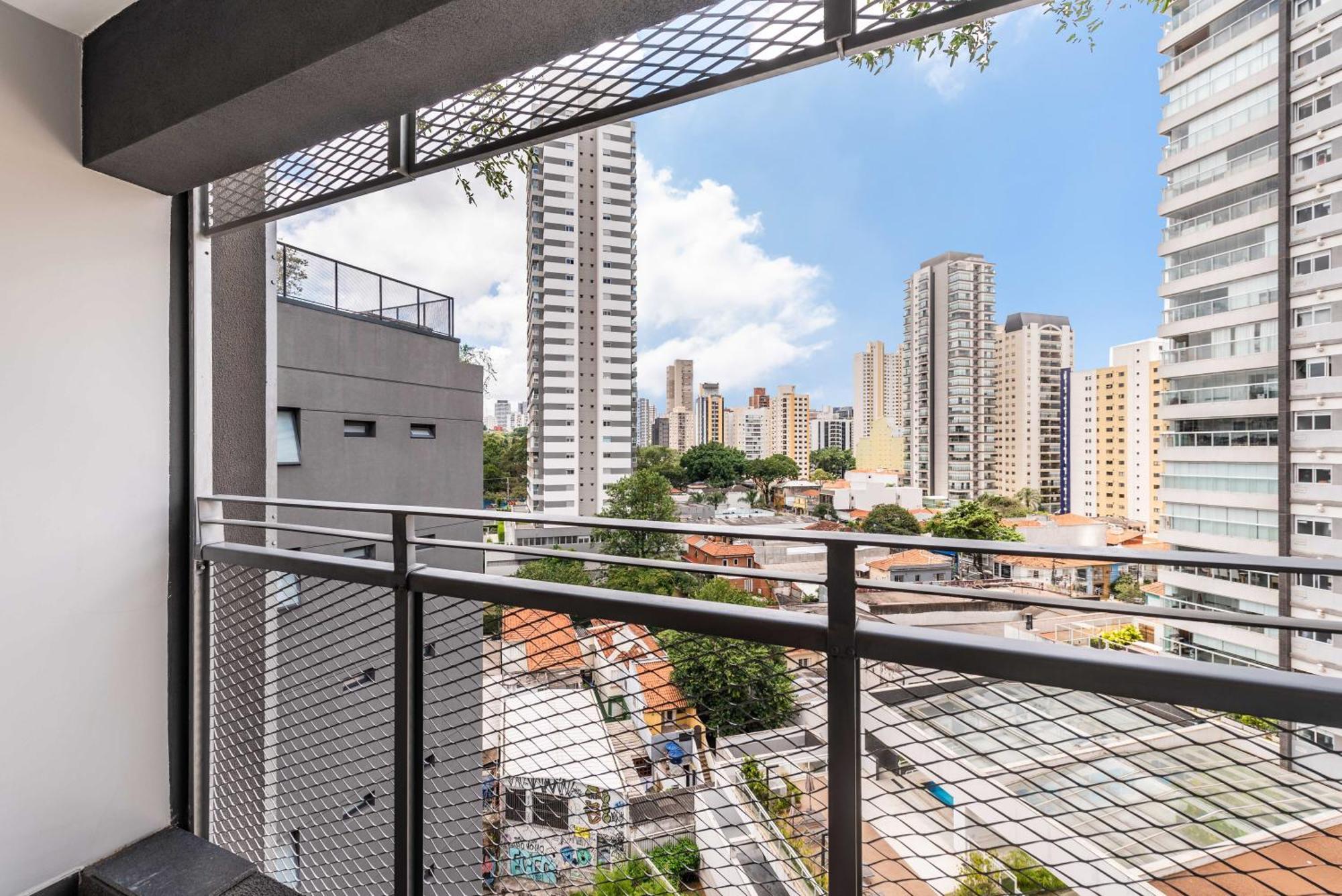 Apartment Pop Grafite 714 - Moderno Com Vista Incrivel Em Pinheiros